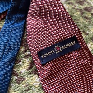 Tommy Hilfiger Micro Checked Diamond Pattern Multicolor Tie